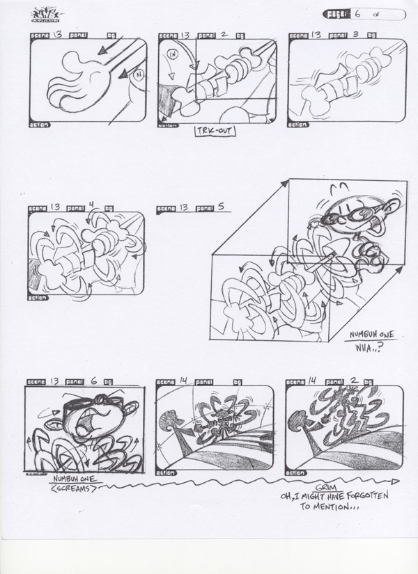 Kids NExt door Storyboard pg6