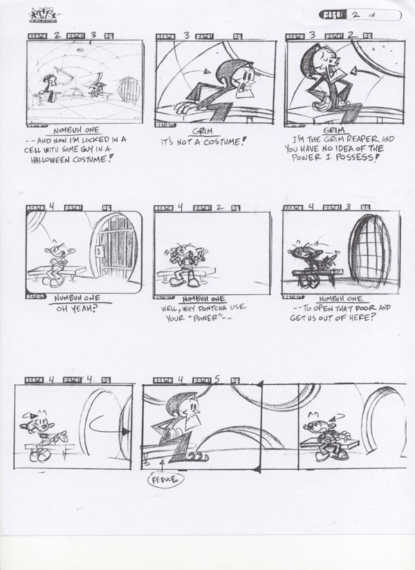 Kids NExt door Storyboard pg 2